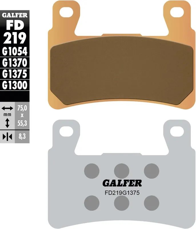 Garantierte Lieferung Galfer Bremsbelag FD219 - G1375