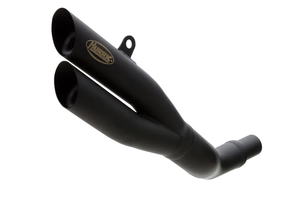 Hurric SLIP-ON Schalldämpfer Pro 2 Edelstahl beschichtet für HONDA CB750 Hornet Neue Kollektion