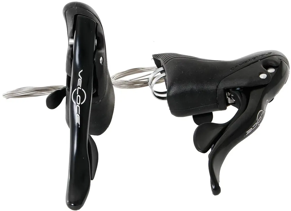 Neue Kollektion Campagnolo Veloce Black Schalt-/Bremshebel Set schwarz