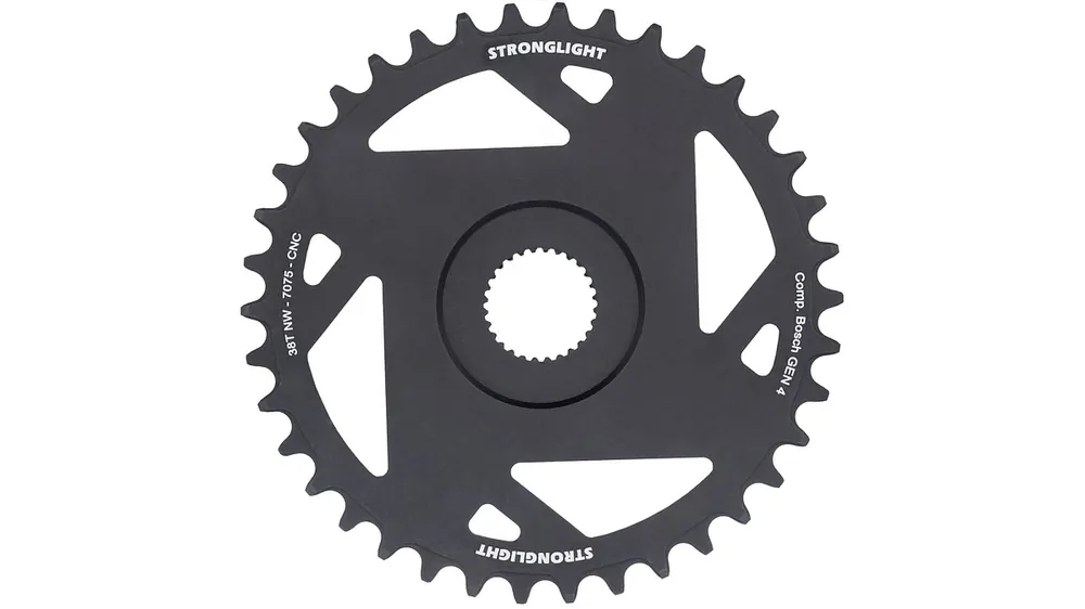 Schneller Versand Stronglight Kettenblatt 38 Zähne Direct Mount schwarz
