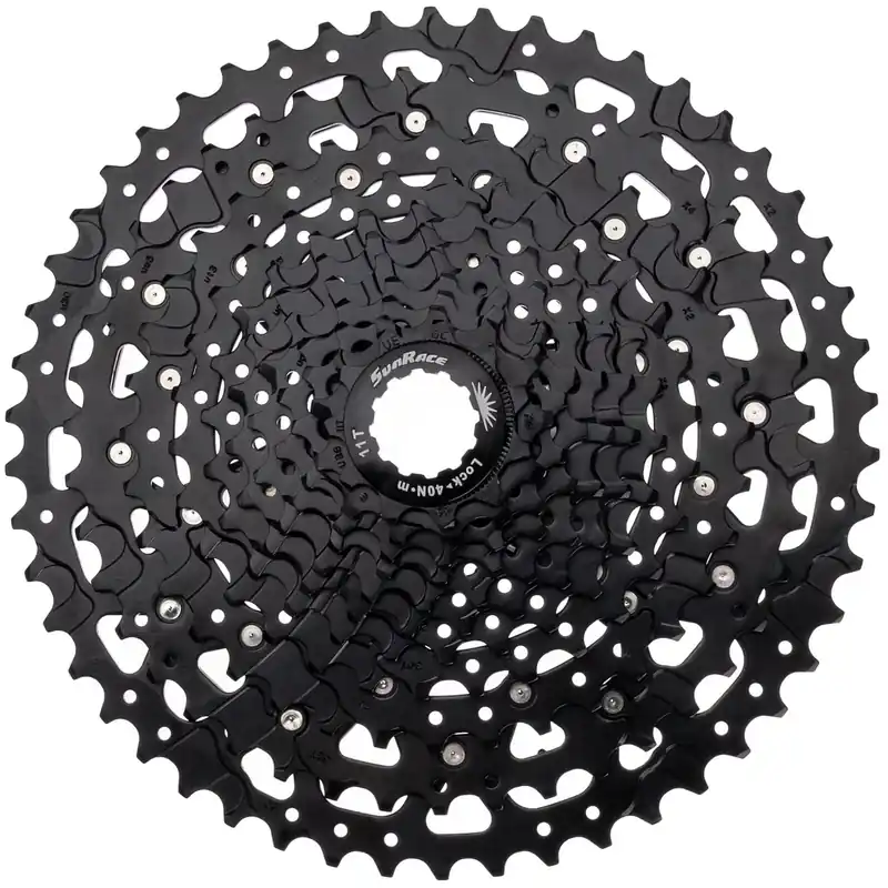 Markenprodukt Sunrace Kassette CSUX400/700 11-fach "CSUX700", Aluminium Spider + Lockring