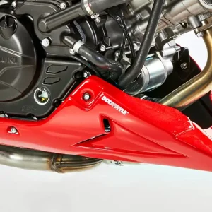 Neue Ware BODYSTYLE Sportsline Bugspoiler ABS Kunststoff blau für SUZUKI SV 650