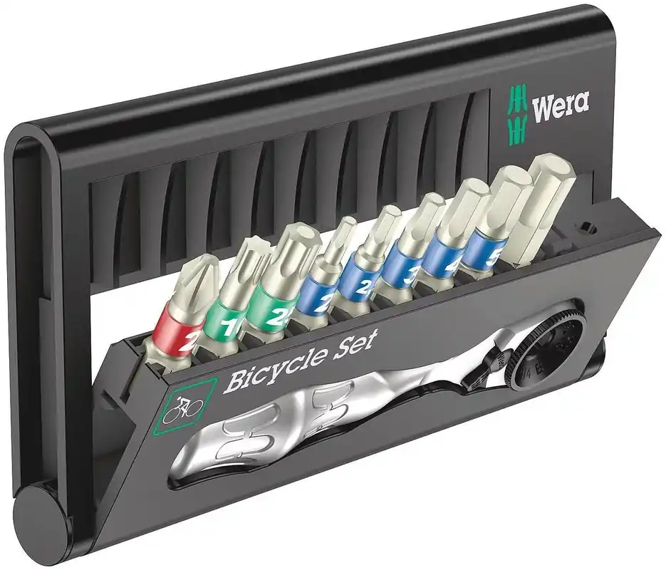 Günstig Wera Bitsatz "Bicycle Set 9", 10-tlg. silber