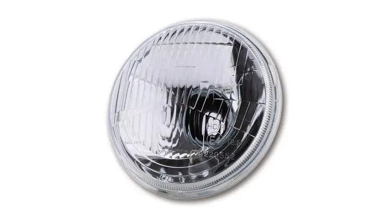 HIGHSIDER smart 5 3/4 Zoll Einsatz H4 geprägtes Glas, Mit Standlicht, E-geprüft (1Stck) Versand Am Gleichen Tag
