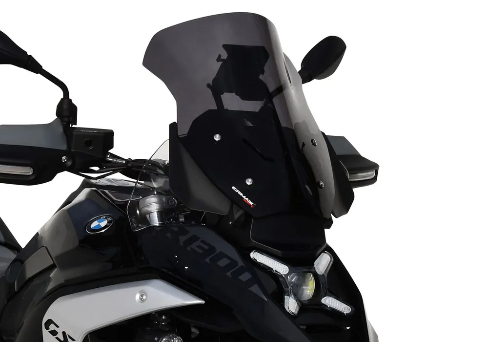 Aktuell ERMAX Windschutzscheibe Sport Acrylic durchsichtig Schwarz getönt für BMW R 1300 GS; R 1300 GS Adventure