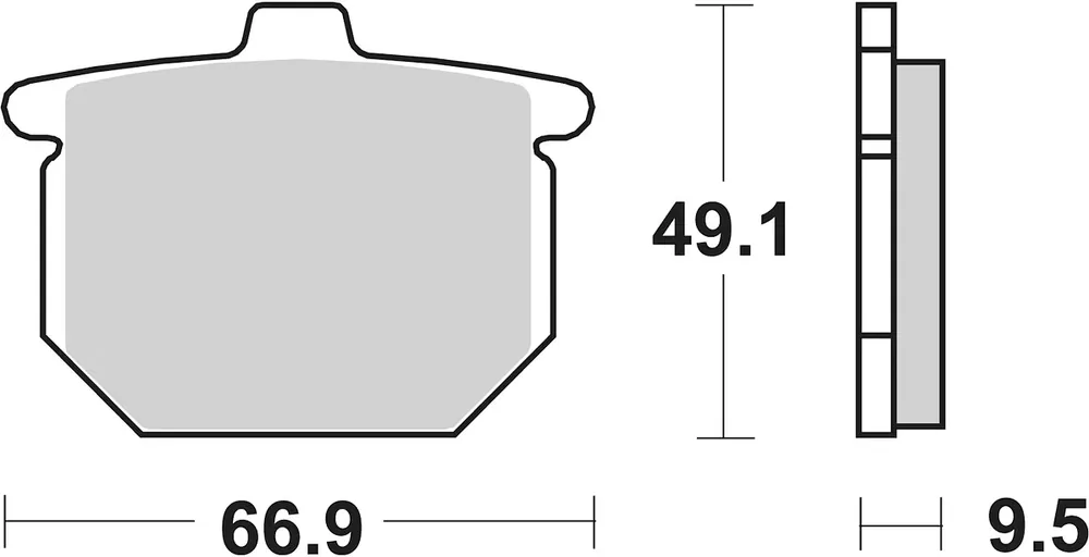 SBS Bremsbelag 517HF Street Ceramic Sale