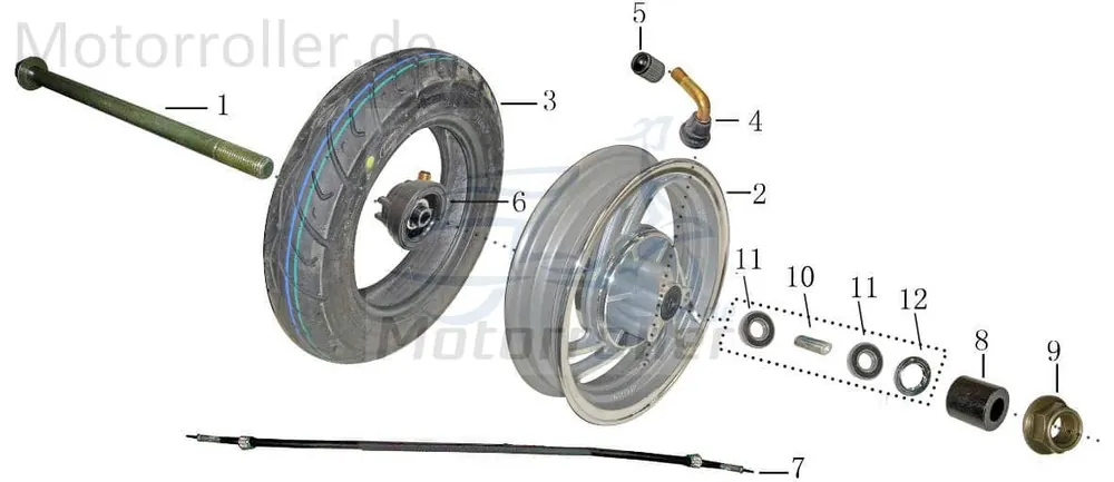 Tachoschnecke 10mm Achse Tachometerantrieb 7.835.217/6 Jetzt Kaufen