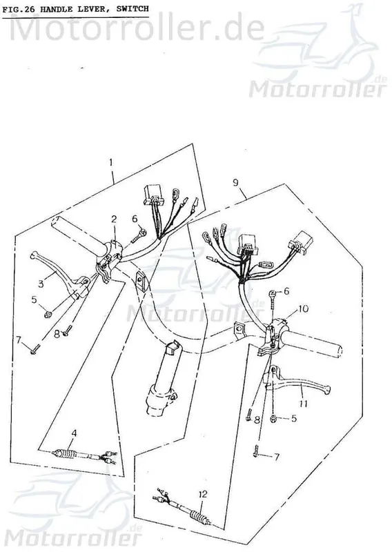 Adly AT 50 2 Schraube Roller Innensechskant-Schraube HerChee 50ccm 2Takt 50cc 2T Innensechskantschraube Neue Kollektion