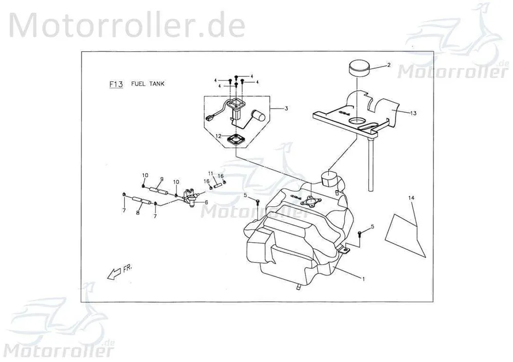 Benzinschlauch Gummi-Schlauch PGO C1526030000 Schnäppchen