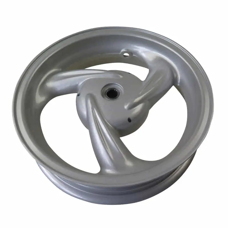 PGO Felge hinten silbergrau TR3 50 Mofa Hinterrad Hinter-Rad P84071017702 Hinterrad-Felge Hinterradfelge Heck-Rad Dreiradroller Service Top-Seller