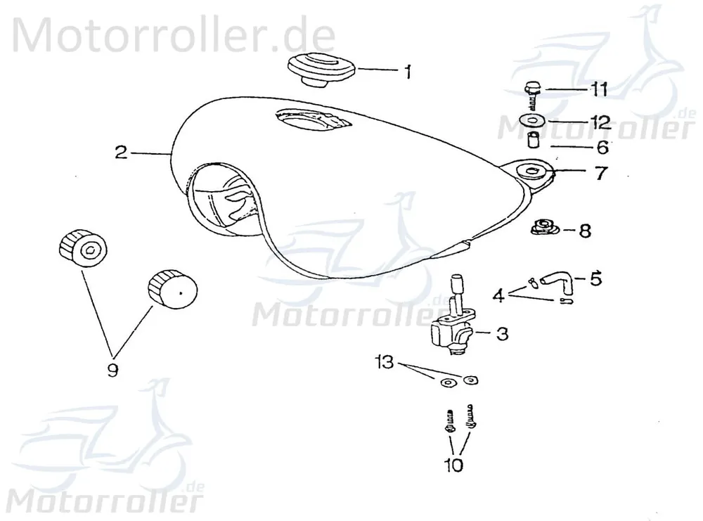 SMC Chopper 125 Sechskantschraube 125ccm 4Takt 96318-06020-B M6x20mm Befestigung Halter Halterung Flachkopfschraube Sechskant-Schraube Meistverkauft