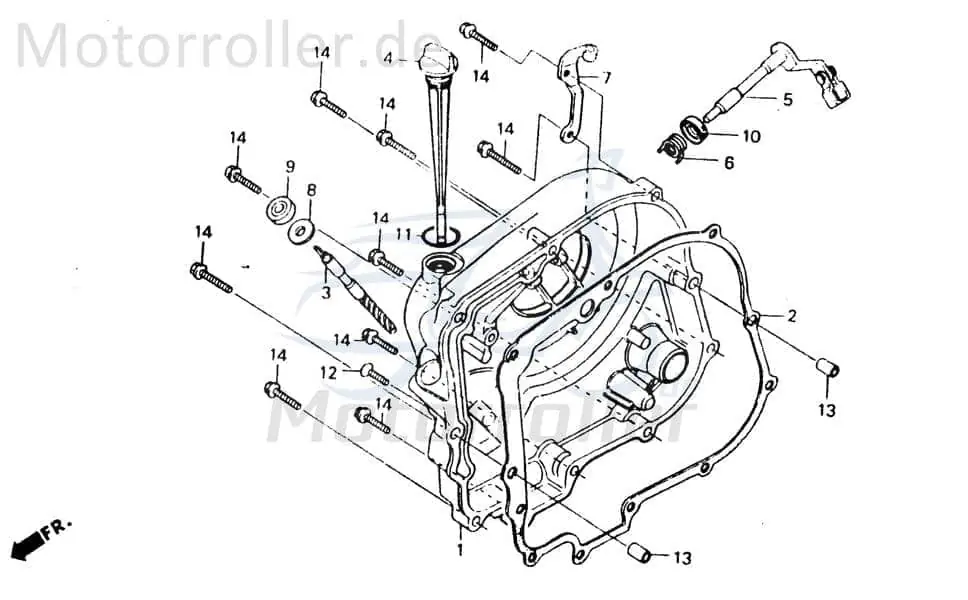 Chunlan Chopper Kupplungshebelfeder 125ccm 4Takt ABB-P08-NO.-06 244FM Motorrad Moped Ersatzteil Service Inpektion Direktimport Sichere Zahlung