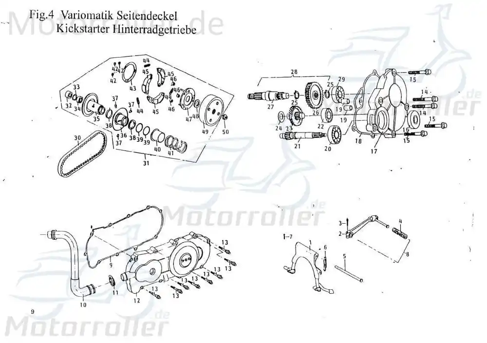 PGO Gummipuffer Gummidämpfer Star 50 Motorlager Lagerbuchse B4000011857 Silentblock Gummilager Silentlager Anschlagblock Star 50 2 Knallerangebot