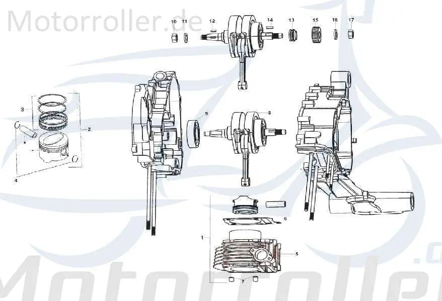 Zylinder Motorrad 1 Kreidler Rex Motorzylinder 721031 Echt