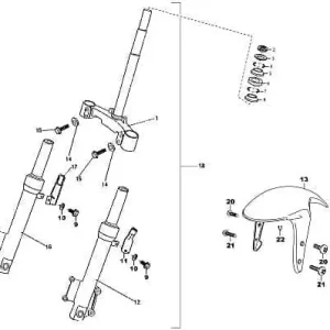 Beliebt Halter Qingqi RS250 Halterung Haltebügel Halteblech FIG40-25 Halte-Blech Halte-Bügel 50ccm-2Takt Scooter Rex Moped Ersatzteil Service