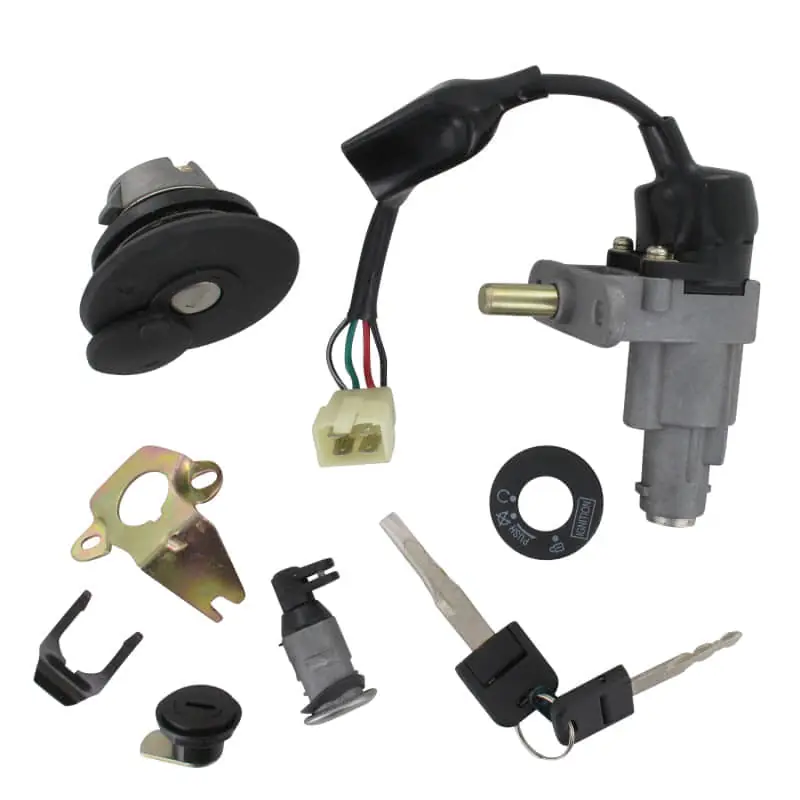 Nur Heute Schlosssatz Jonway RS1000 Tank-Verschluss Scooter 1140301-1 Tankverschluss Tank-Deckel Schloss-Set Zünd-Schloss Schlossgarnitur Rex