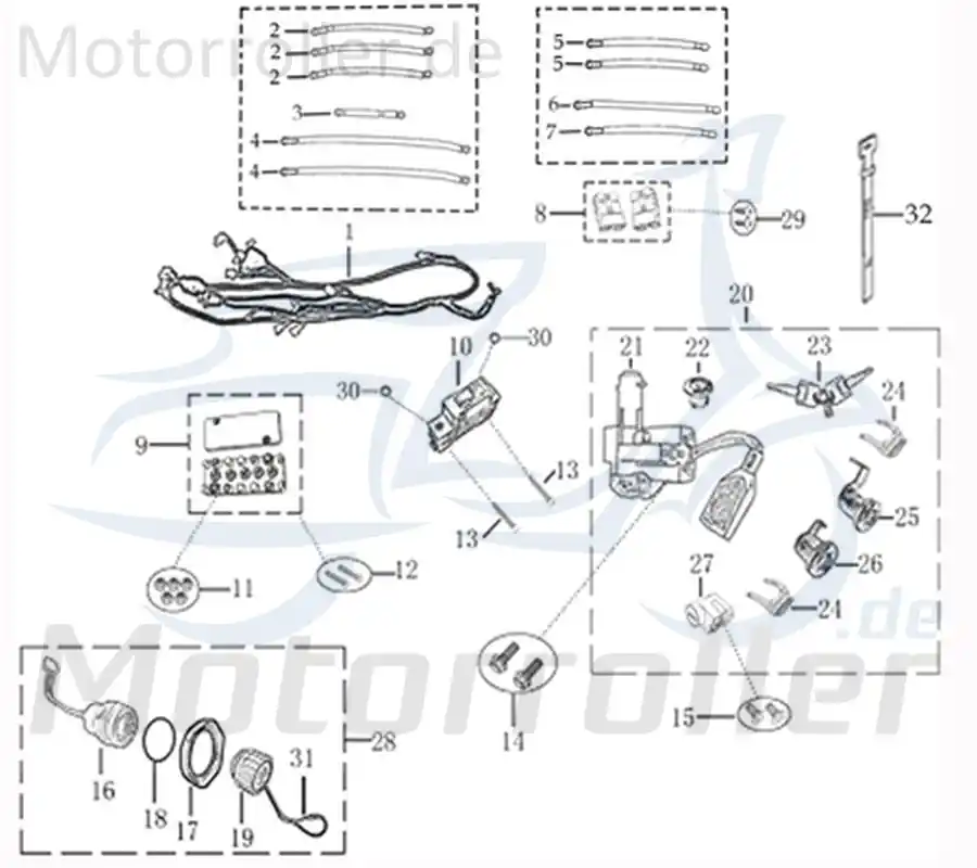 Jetzt Kaufen Kreidler Hiker 2.0 Electro Batteriekabel 50ccm elektro 1070210-3 170mm Massekabel Batterieleitung Minus Batterie-Kabel Akku-Kabel