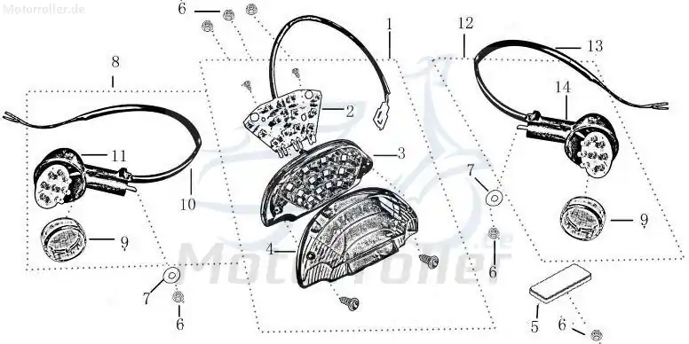 Kreidler Hiker 2.0 125 DD LED Blinker hinten rechts 706343 Heckblinker Scooter Roller Original Ersatzteil Elektroroller Jetzt Kaufen