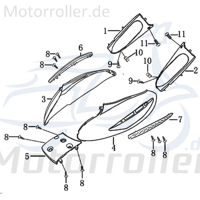Kreidler Hiker 2.0 Electro Heckverkleidung silber 1020211-1 (128) Seitenteil Seitenverkleidung Seitenabdeckung Heckabdeckung links Schnäppchen