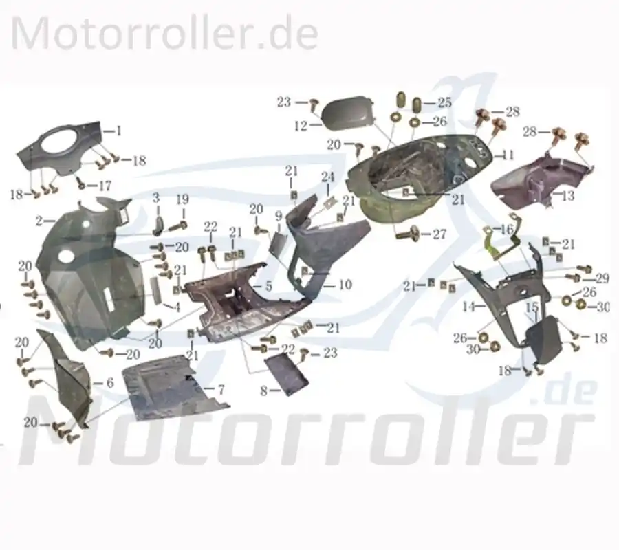 Garantierte Lieferung Jonway Galactica 2.0 Electro Abdeckung 50ccm elektro 706658 Kappe Deckel Schutz Verkleidung Platte Cover Blende Schutzhaube Kreidler