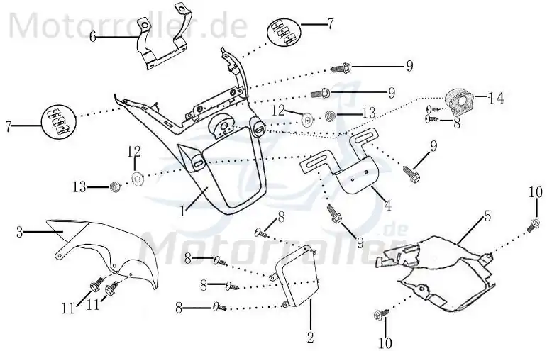 Rabatt Adapterplatte Nummernschildbeleuchtung 1010863