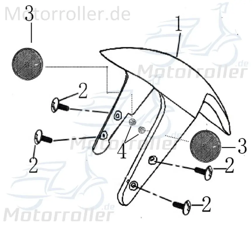Radabdeckung vorn grün Schutzblech 1020320(101) Top-Preis