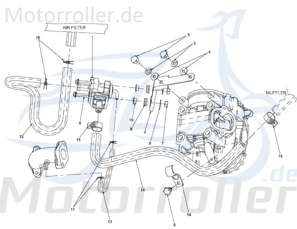 Kreidler STAR Deluxe 4S 125 Halter 125ccm 4Takt 720068 Halterung Haltebügel Halteblech Halte-Blech Halte-Bügel 125ccm-4Takt Scooter LML Aktuell