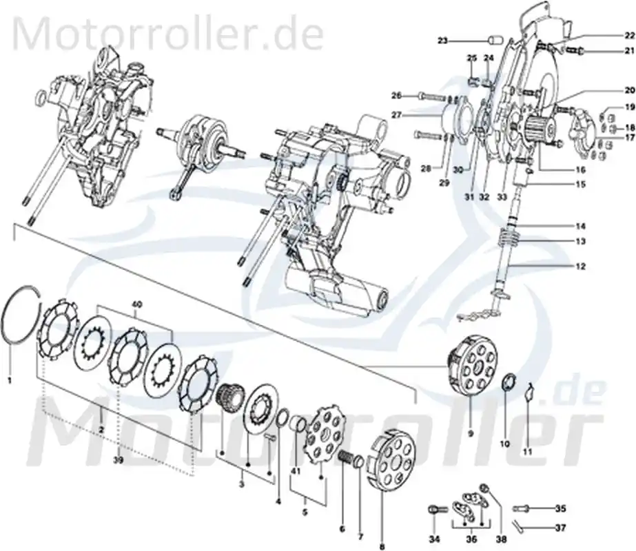 Beliebt Kreidler STAR Deluxe 4S 125 Kupplungsantriebsrad 125ccm 4Takt 720085 125ccm-4Takt Scooter LML Ersatzteil Service Inpektion Direktimport