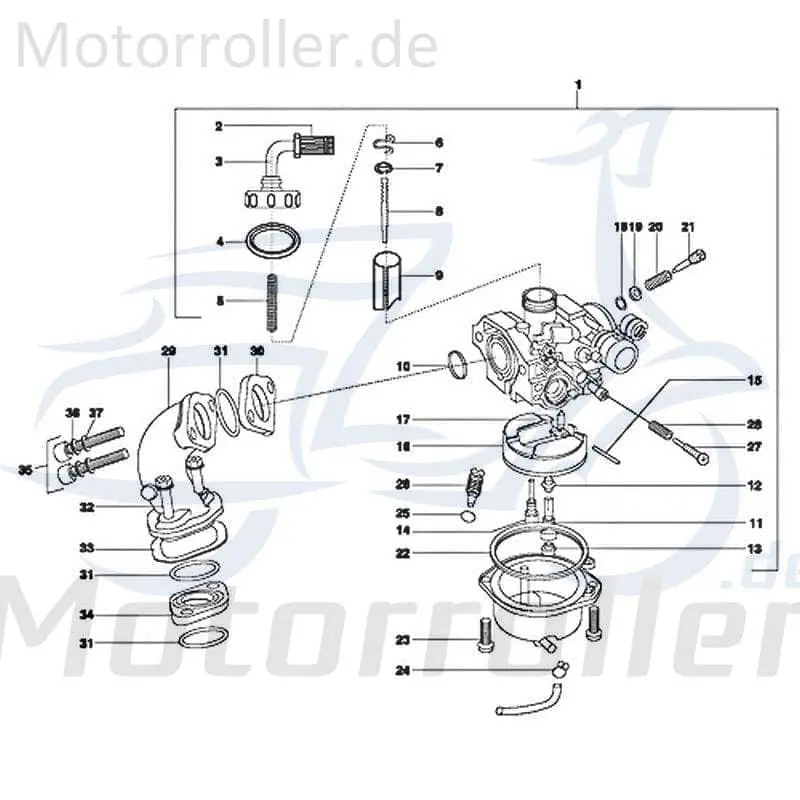Meistverkauft Kreidler STAR Deluxe 4S 125 Leerlaufgemischschraube 125ccm 4Takt 720100 125ccm-4Takt Scooter LML Ersatzteil Service Inpektion