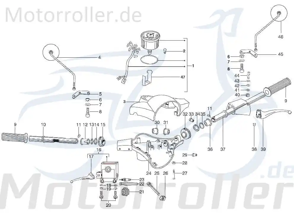 Lenkrohr links unlackiert Lenkeraufnahme Rex 720141 Schnäppchen