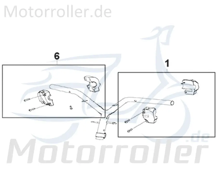 Kreidler Galactica 3.0 LC 50 Schaltereinheit rechts 741484 Lenkerarmatur Kombischalter Kombi-Schalter Scooter Online Kaufen