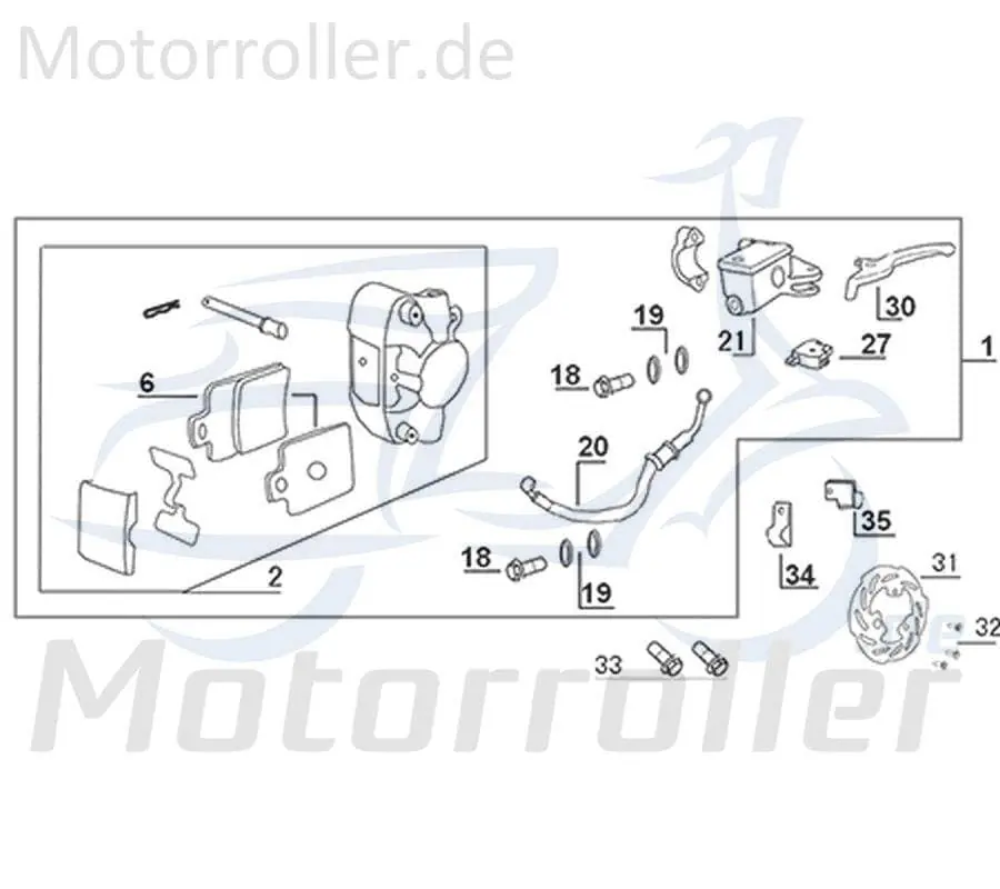 Kreidler Galactica 3.0 LC 50 DD Bremsschlauch Bremsleitung 50ccm 2Takt 741492 Hydraulikschlauch Hydraulik-Schlauch Hochdruckleitung Billig