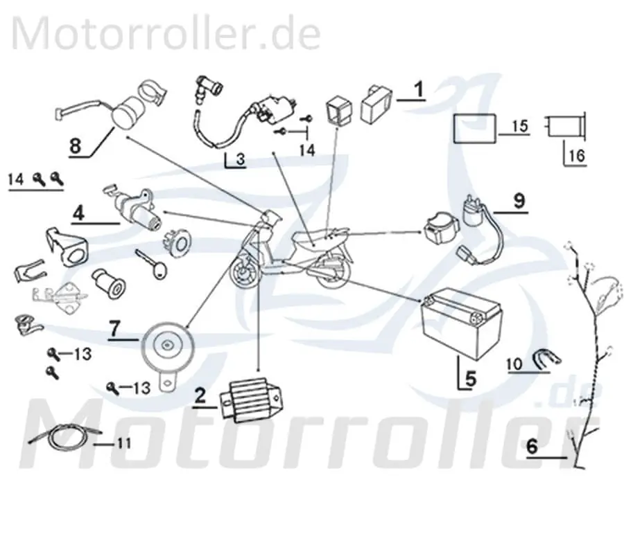 Kreidler Galactica 3.0 LC 50 DD Seilzug 50ccm 2Takt 77240-ABS-9000 Sitzbankverriegelung Zugseil Zug-Seil Zugkabel Seil-Zug Sitzschloss Angebot