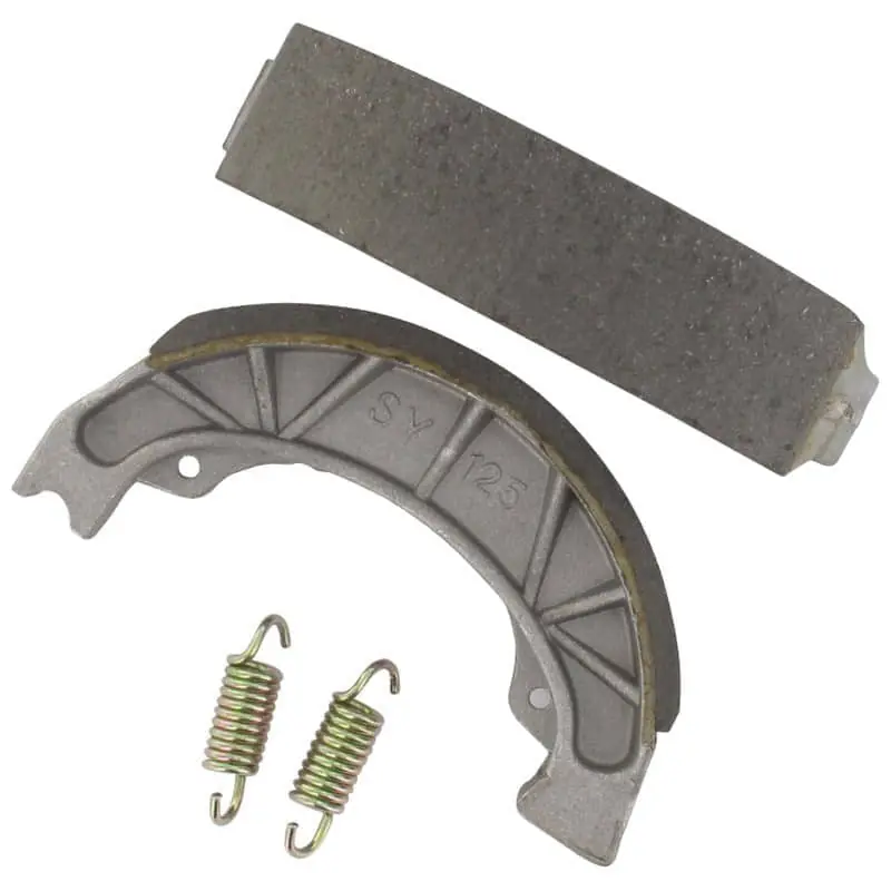 Rex RS400 Bremsbeläge hinten RS400 Bremsbelag Roller Bremsklötze 50ccm 4Takt 139QMB JSD50QT-13 50cc 4T 139QMA Bremsbacken Top-Angebot