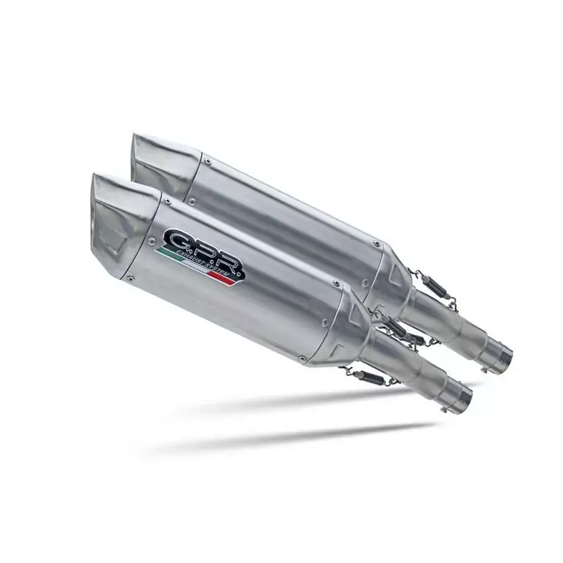 Highlight GPR Furore-X Inox Slip-On Auspuff passend für Honda Hornet 900 CB 900 F 2002-2005