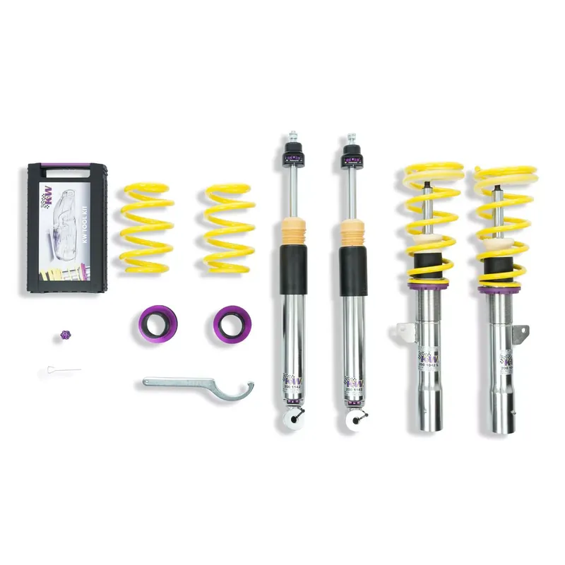 Echt KW Gewindefahrwerk V3 inox passend für BMW X1 (F48) 11/2014–12/2022