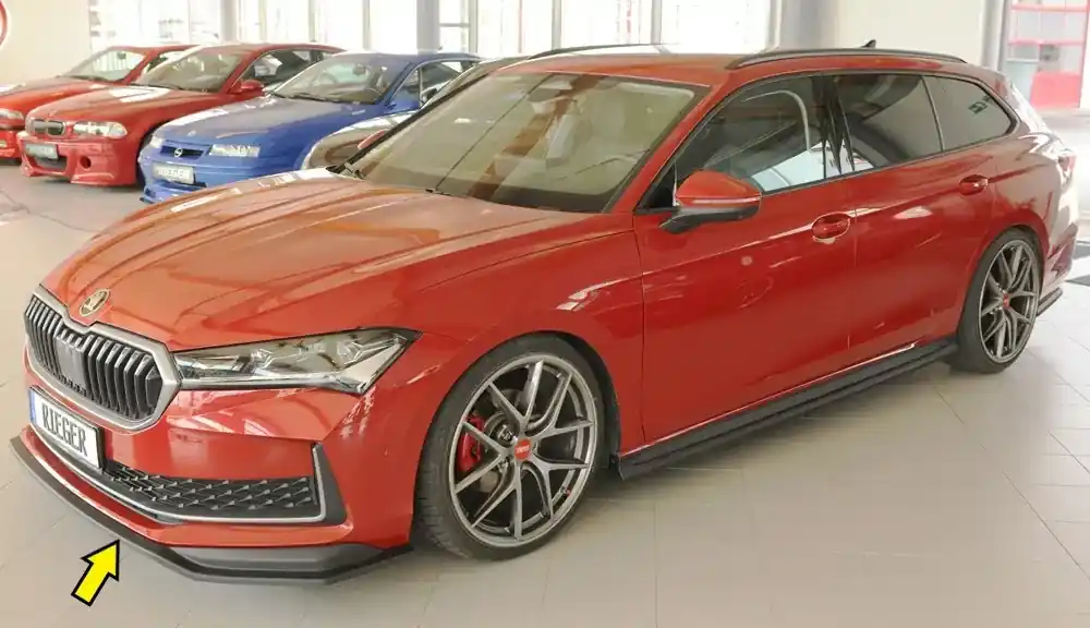 Beliebt Rieger Spoilerschwert passend für SKODA Superb IV (NZ/3Y) Combi ab 11/2023