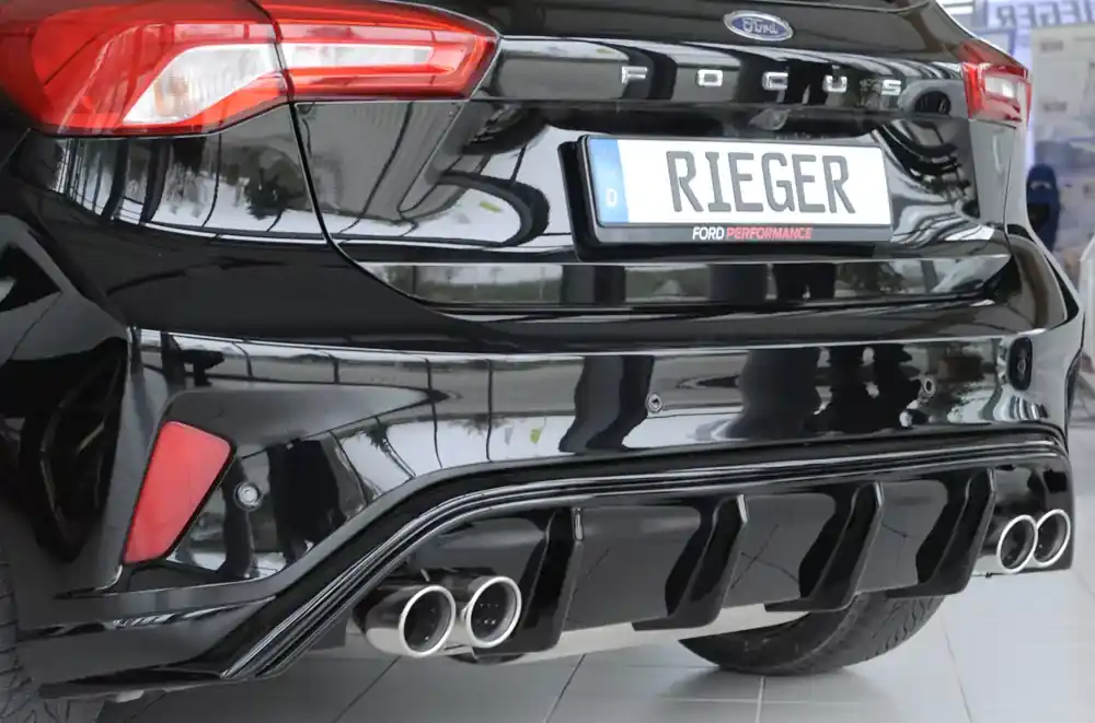Rieger Heckeinsatz passend für Ford Focus 4 (DEH) 5-tür. Schrägheck Garantierte Lieferung