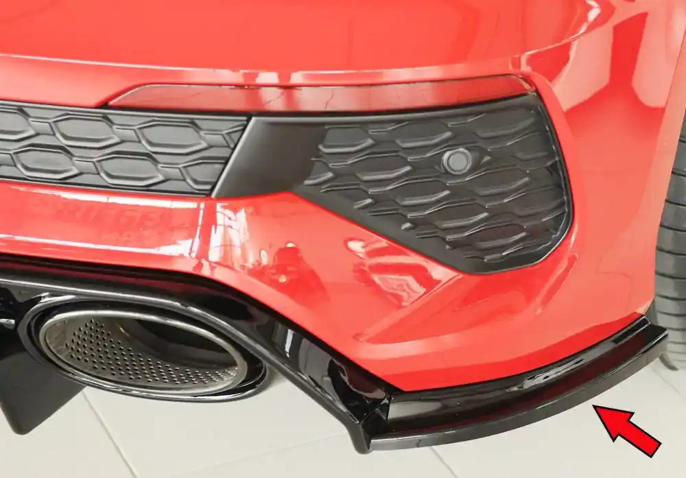 Rieger Heckschürzenansatz rechts passend für Audi RS3 (GY) Sportback Neu