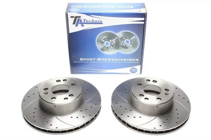 Garantierte Lieferung TA Technix Sport Bremsscheiben Satz Vorderachse passend für Mercedes Benz S-Klasse W140
