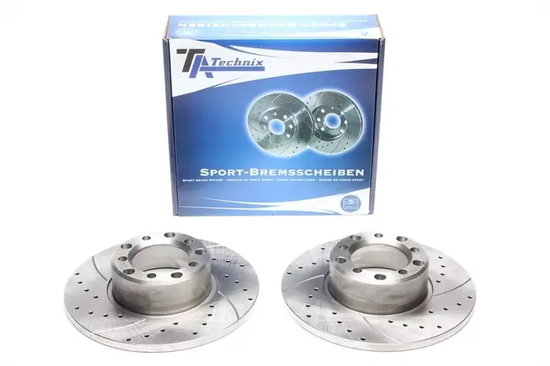 Schneller Versand TA Technix Sport Bremsscheiben Satz Vorderachse passend für Mercedes Benz /8 W114/W115