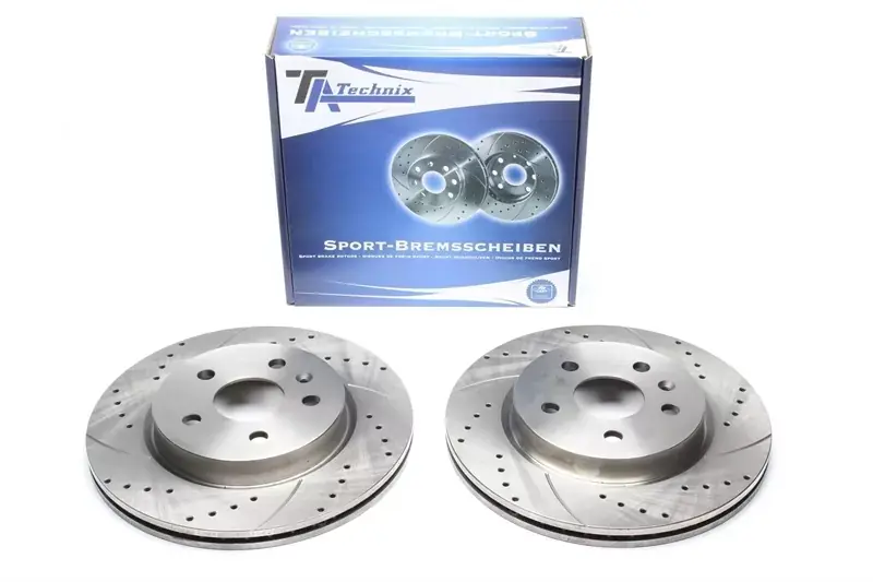 TA Technix Sport Bremsscheiben Satz Hinterachse passend für Opel Insignia und Saab 9-5 Echt