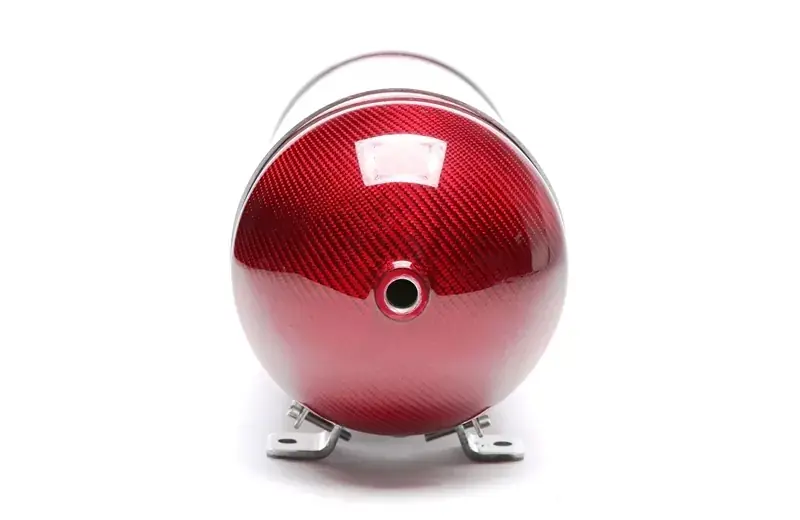 TA Technix nahtloser Lufttank 11 Liter rot mit echt Carbon Furnier Rabatt