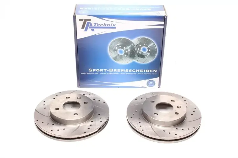 TA Technix Sport Bremsscheiben Satz Vorderachse passend für Daewoo Leganza Saisonangebot
