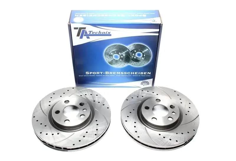 Top-Angebot TA Technix Sport Bremsscheiben Satz Vorderachse passend für Citroën C8 / Fiat Scudo / Peugeot Expert