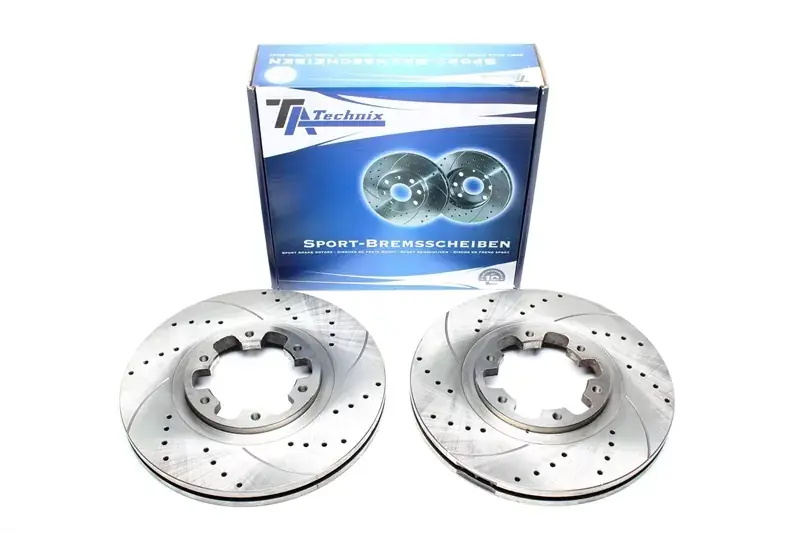 Nur Für Kurze Zeit TA Technix Sport Bremsscheiben Satz Vorderachse passend für Nissan Navara / Pathfinder II / Pick Up III