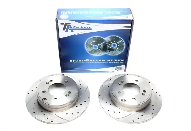 TA Technix Sport Bremsscheiben Satz Hinterachse passend für Hyundai Grandeur / Sonata V / Kia Optima Rabatt