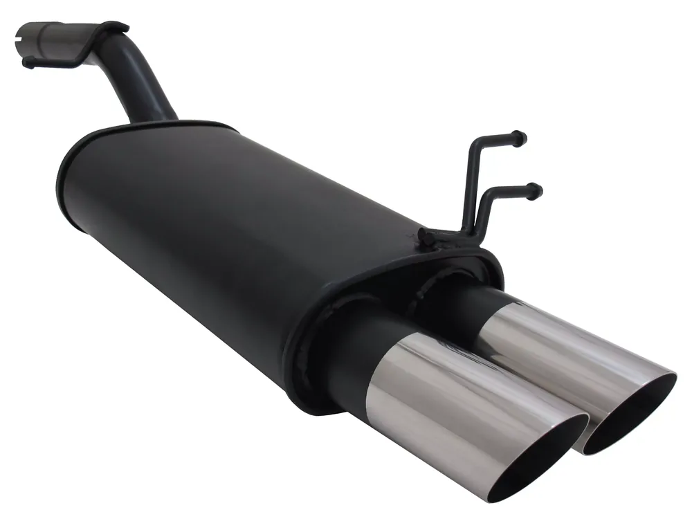 Preisknaller Novus Sportauspuff passend für Ford Fiesta MK6 2x76mm MS-Design
