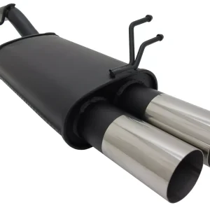 Markenware Novus Sportauspuff passend für Ford Fiesta MK6 2x76mm RL-Design