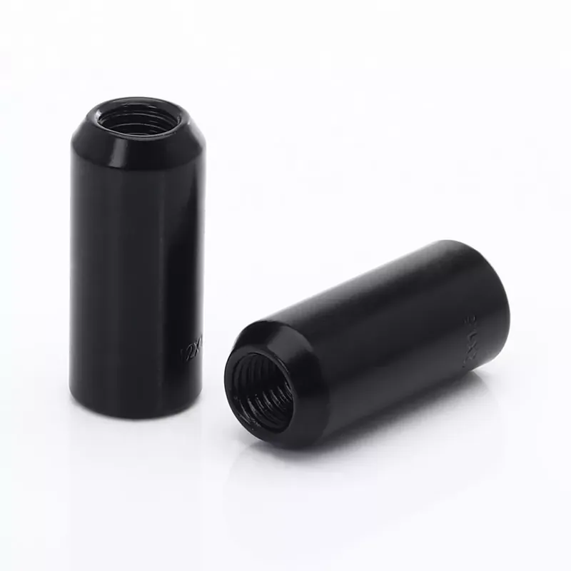 Satz schwarze lange Inbus Radmuttern 12x1,25 + Werkzeug Geprüft